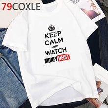 Load image into Gallery viewer, La Casa De Papel T Shirt Men Funny Cartoon Money Heist Tshirt House of Paper Kawaii Anime Bella Ciao Unisex Graphic Tees Male