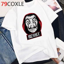 Load image into Gallery viewer, La Casa De Papel T Shirt Men Funny Cartoon Money Heist Tshirt House of Paper Kawaii Anime Bella Ciao Unisex Graphic Tees Male