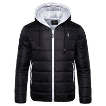 Load image into Gallery viewer, 2019 nova jaqueta de inverno à prova dwaterproof água homens hoodied parka casaco de inverno quente engrossar zíper camuflagem dos homens jaquetas