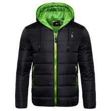 Load image into Gallery viewer, 2019 nova jaqueta de inverno à prova dwaterproof água homens hoodied parka casaco de inverno quente engrossar zíper camuflagem dos homens jaquetas