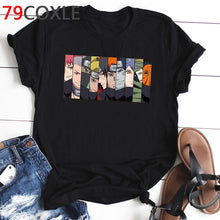 Load image into Gallery viewer, Camiseta de Anime japonés de moda Naruto, camiseta divertida de dibujos animados Sasuke para hombre, camiseta de ropa informal de moda, camiseta de pareja, parte de arriba de estilo hip hop, camiseta para hombre