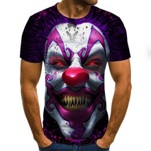 Load image into Gallery viewer, 2020 Mens horror T shirts Fashion New Summer Men&#39;s Short Sleeve T-shirt Casual 3D Zombie Print Rock Tshirt For Man Full Printed
