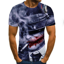 Load image into Gallery viewer, 2020 Mens horror T shirts Fashion New Summer Men&#39;s Short Sleeve T-shirt Casual 3D Zombie Print Rock Tshirt For Man Full Printed
