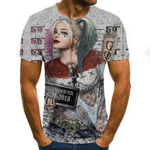 Load image into Gallery viewer, 2020 Mens horror T shirts Fashion New Summer Men&#39;s Short Sleeve T-shirt Casual 3D Zombie Print Rock Tshirt For Man Full Printed
