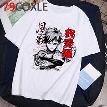 Load image into Gallery viewer, Camiseta de Anime japonés de moda Naruto, camiseta divertida de dibujos animados Sasuke para hombre, camiseta de ropa informal de moda, camiseta de pareja, parte de arriba de estilo hip hop, camiseta para hombre
