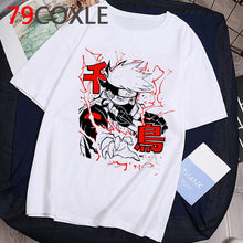 Load image into Gallery viewer, Camiseta de Anime japonés de moda Naruto, camiseta divertida de dibujos animados Sasuke para hombre, camiseta de ropa informal de moda, camiseta de pareja, parte de arriba de estilo hip hop, camiseta para hombre
