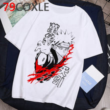 Load image into Gallery viewer, Camiseta de Anime japonés de moda Naruto, camiseta divertida de dibujos animados Sasuke para hombre, camiseta de ropa informal de moda, camiseta de pareja, parte de arriba de estilo hip hop, camiseta para hombre
