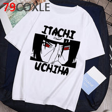 Load image into Gallery viewer, Camiseta de Anime japonés de moda Naruto, camiseta divertida de dibujos animados Sasuke para hombre, camiseta de ropa informal de moda, camiseta de pareja, parte de arriba de estilo hip hop, camiseta para hombre
